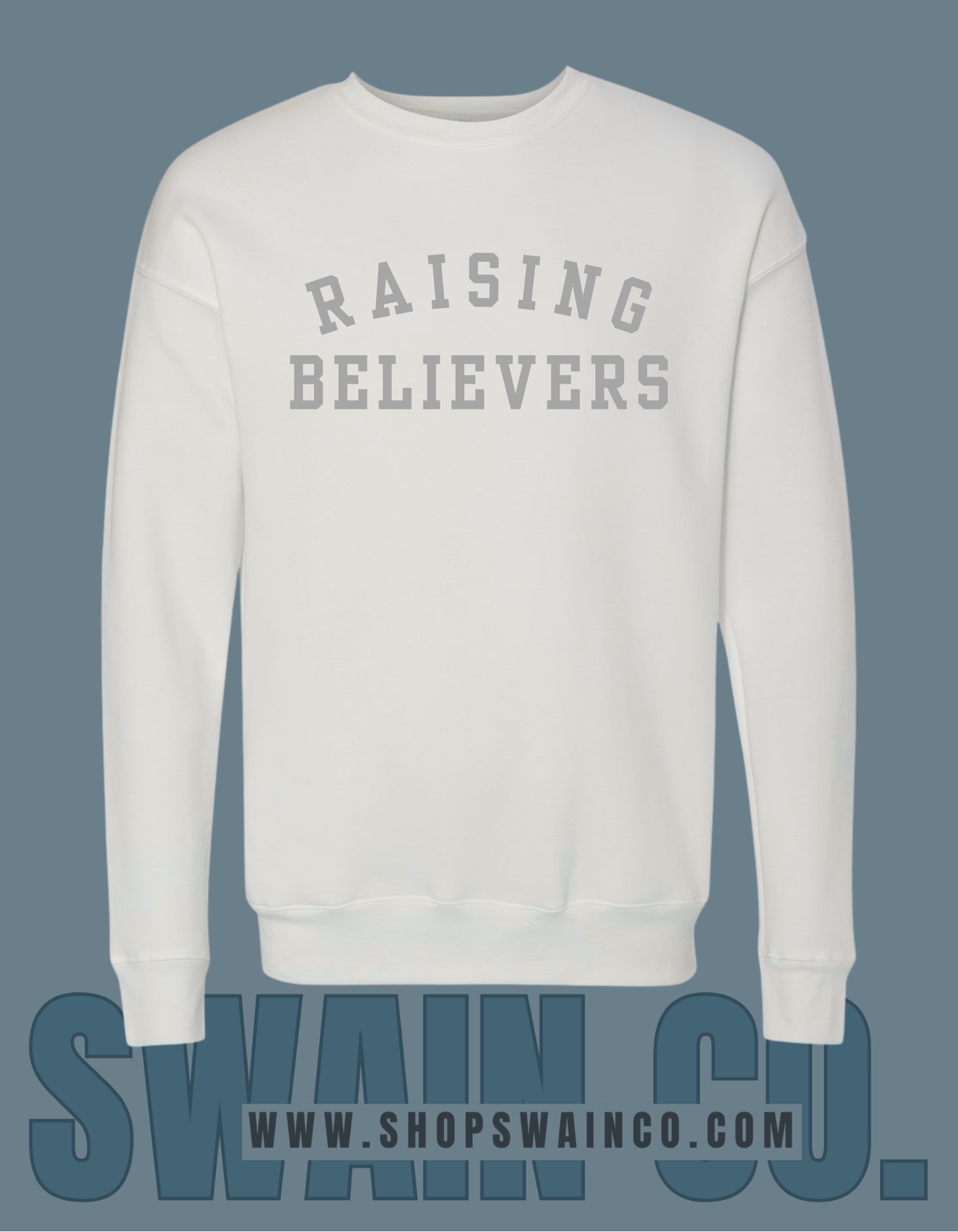 Raising Believers Sweatshirt | Bella Canvas Fleece | Christian Mom Gift | Faith Based Apparel | Cozy Sweatshirt | Soft Christian Crewneck